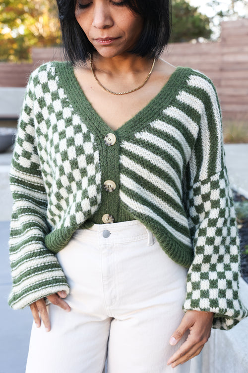 Harper Cardigan | Olive