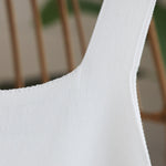 Classic Knit Dress | White