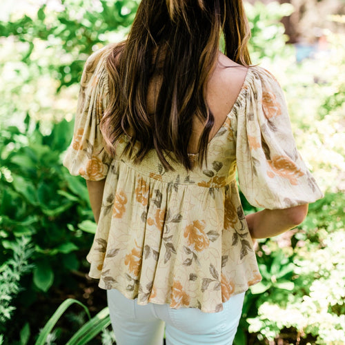 Floral Babydoll Top